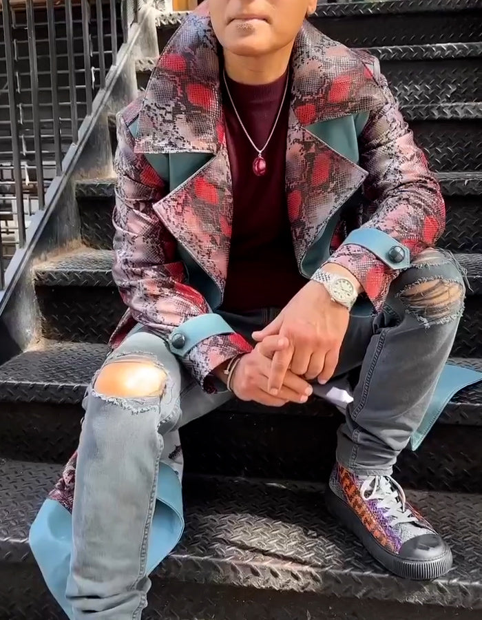 Multi-Color Long Jacket