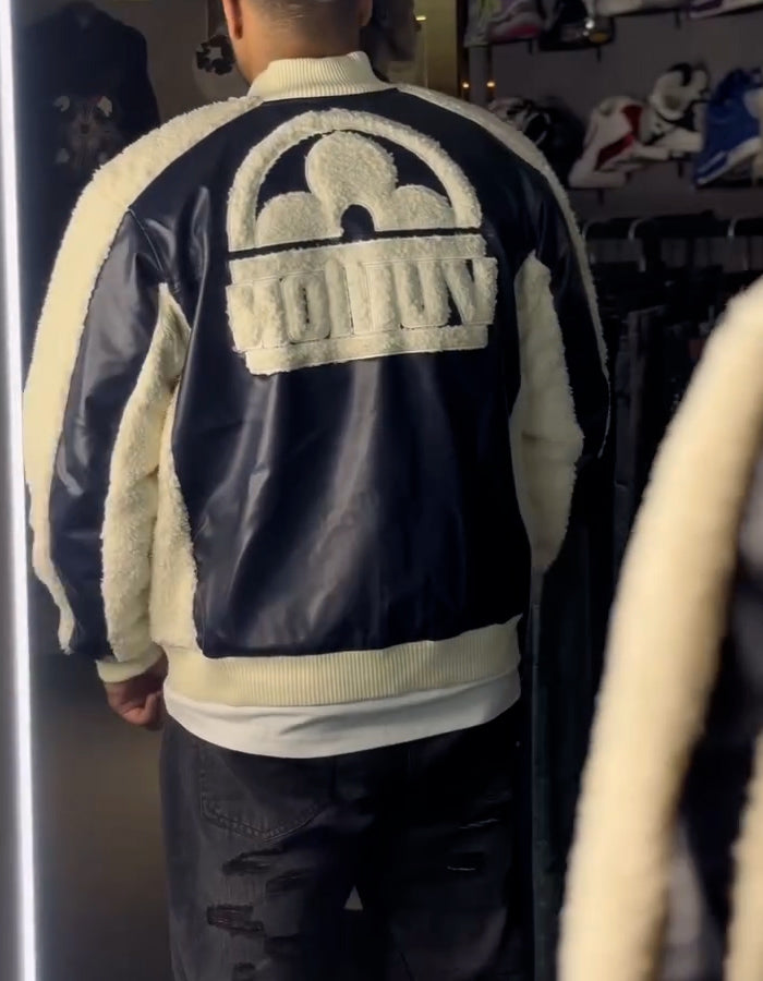 Leather Fur Warm Coat