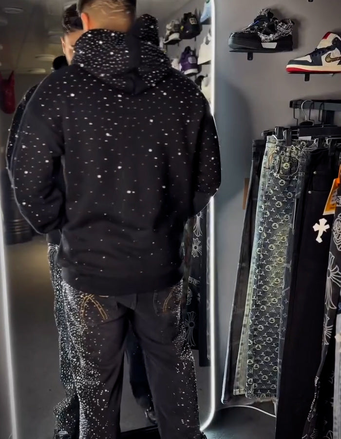 Glitter Loose Hoodie