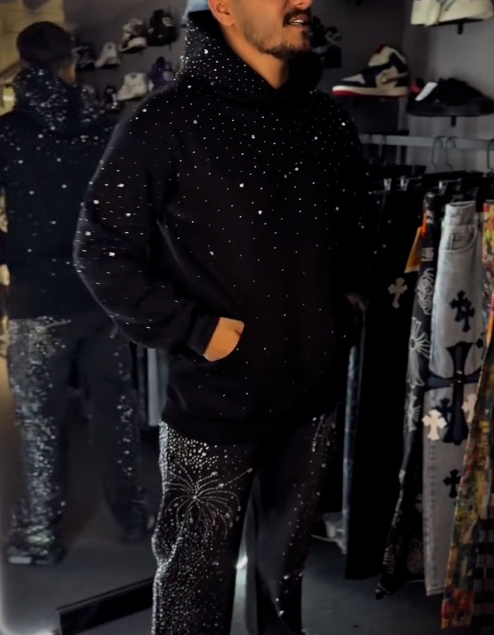 Glitter Loose Hoodie