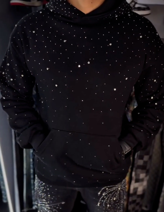 Glitter Loose Hoodie