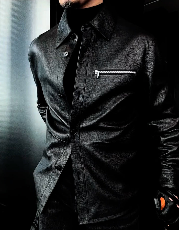 Solid Color Slim Jacket