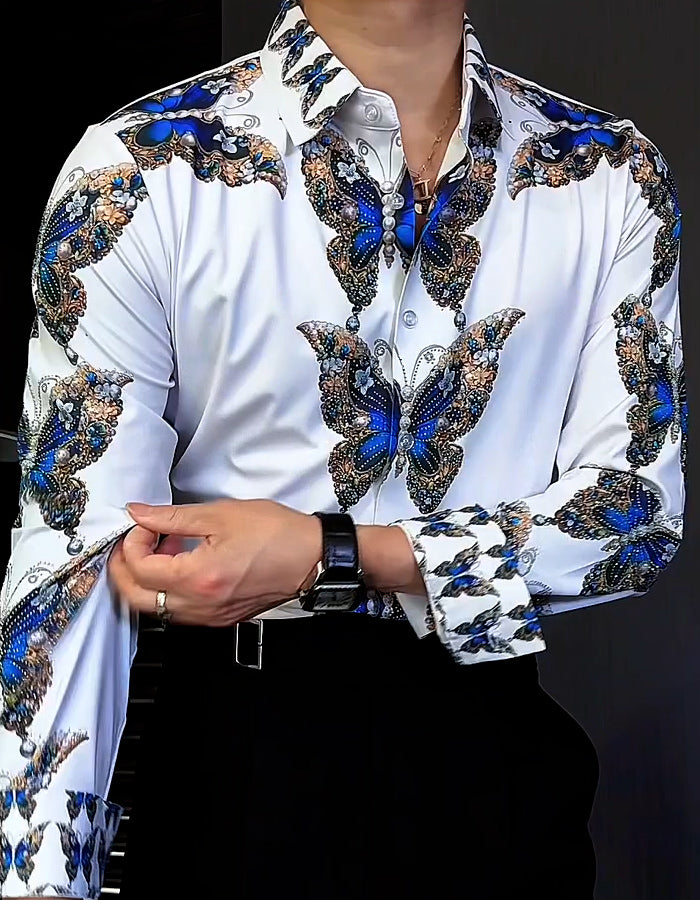Butterfly Fitted Shirt