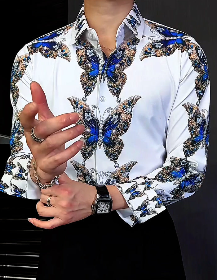 Butterfly Fitted Shirt