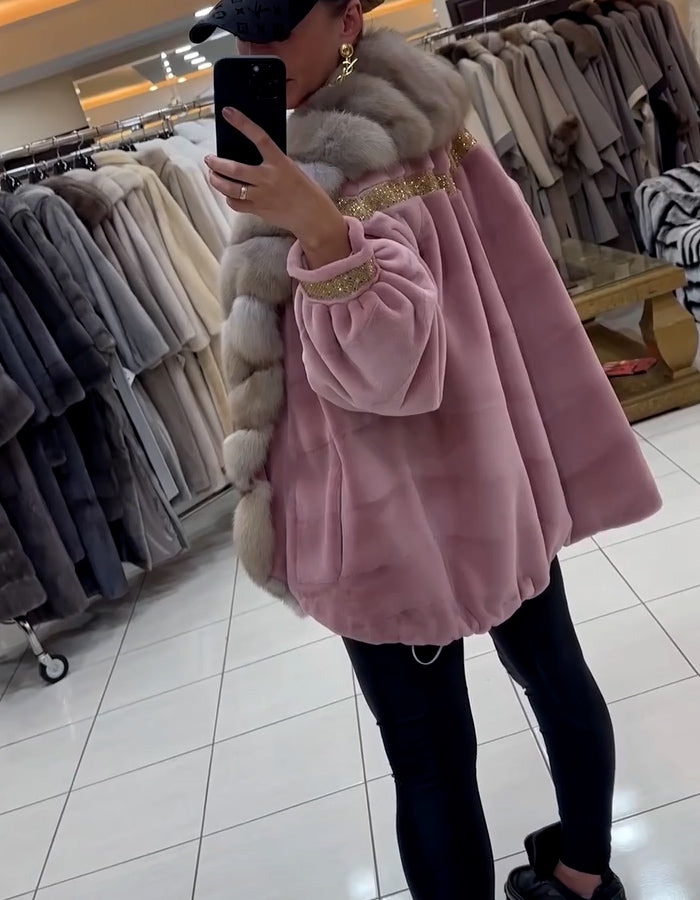 Pink Soft Fur Coat