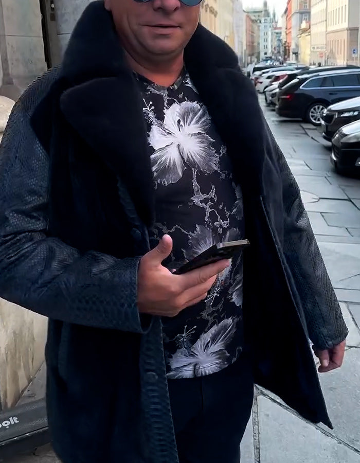 Blue Soft Comfy Coat