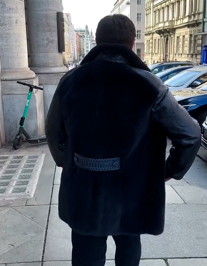 Blue Soft Comfy Coat