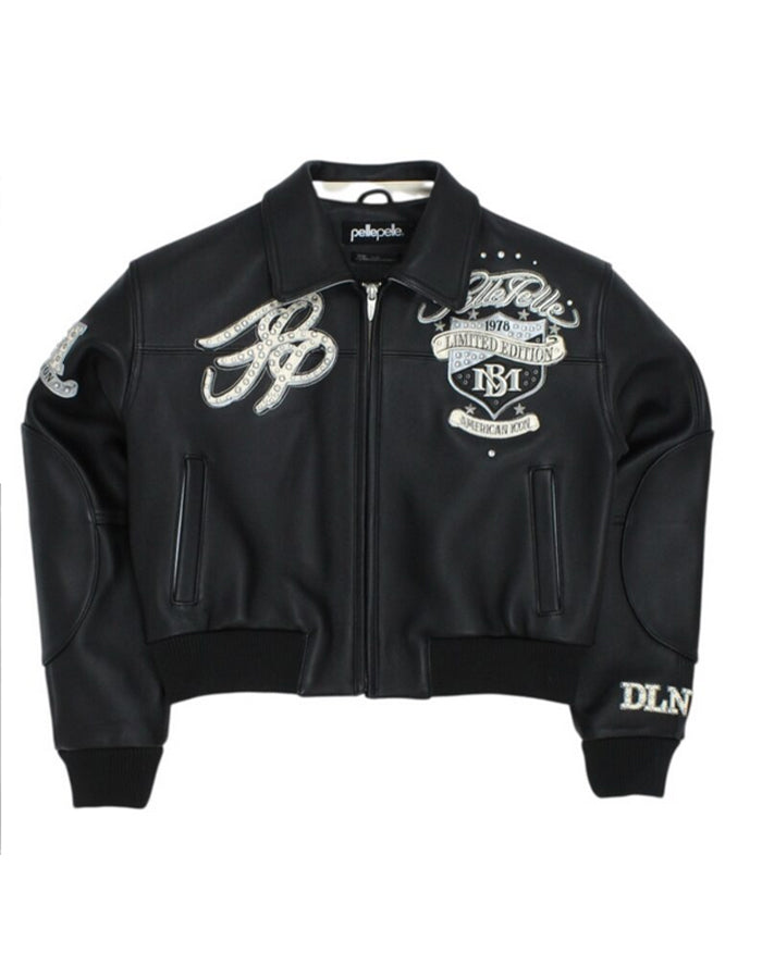 Luxurious Leather Loose Jacket