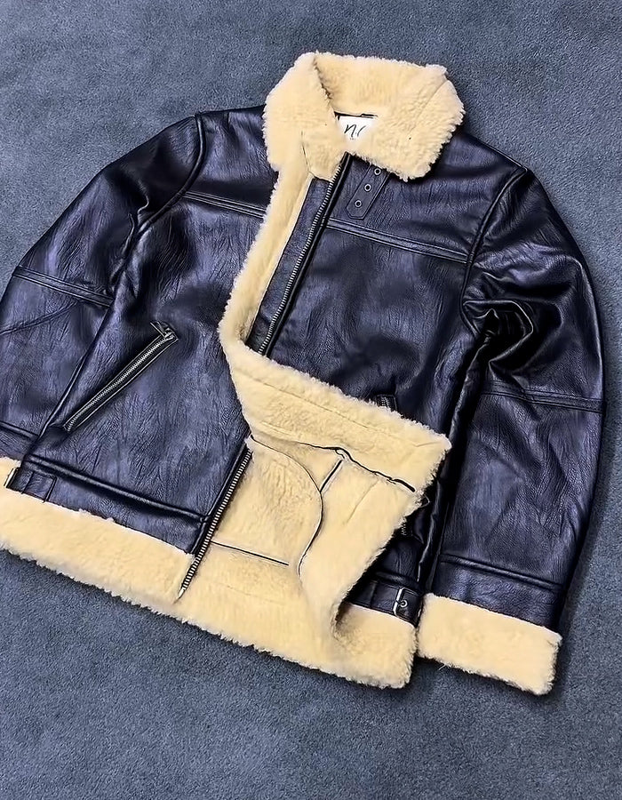 Brown Fleece-Lined Jacket