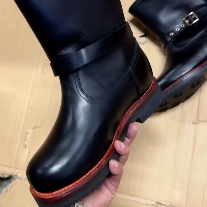 Fleece-Lined Short Boots