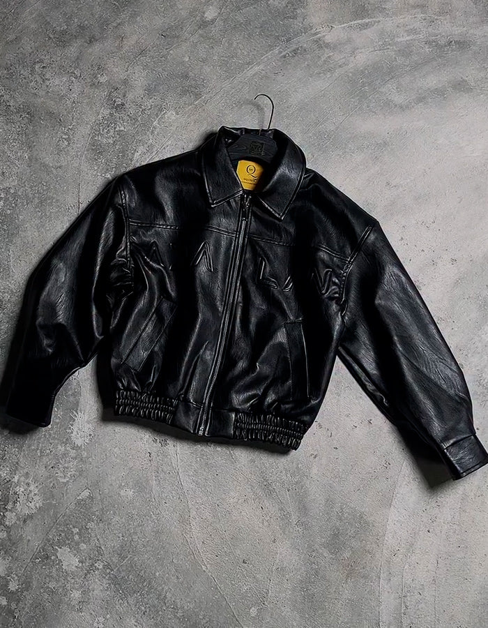 Black Loose Short Jacket