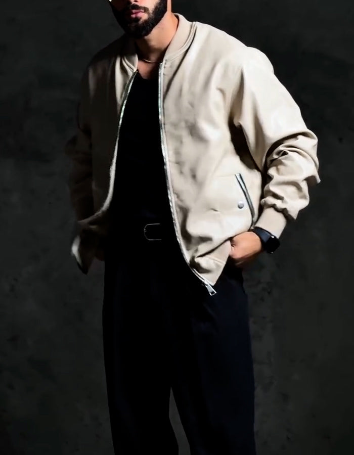 Solid Color Comfort Jacket