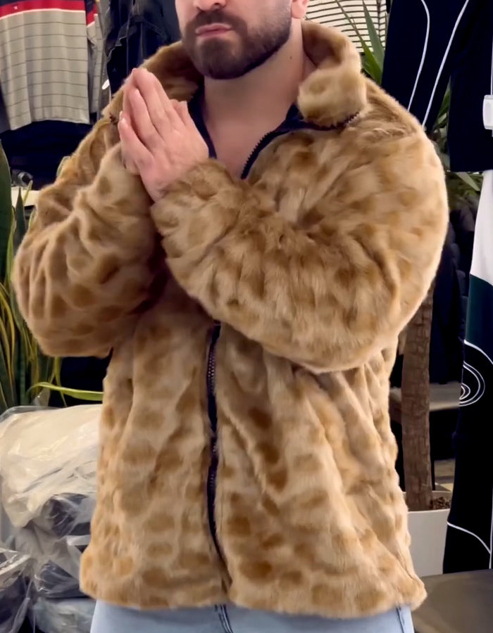Furry Comfy Zipper Coat
