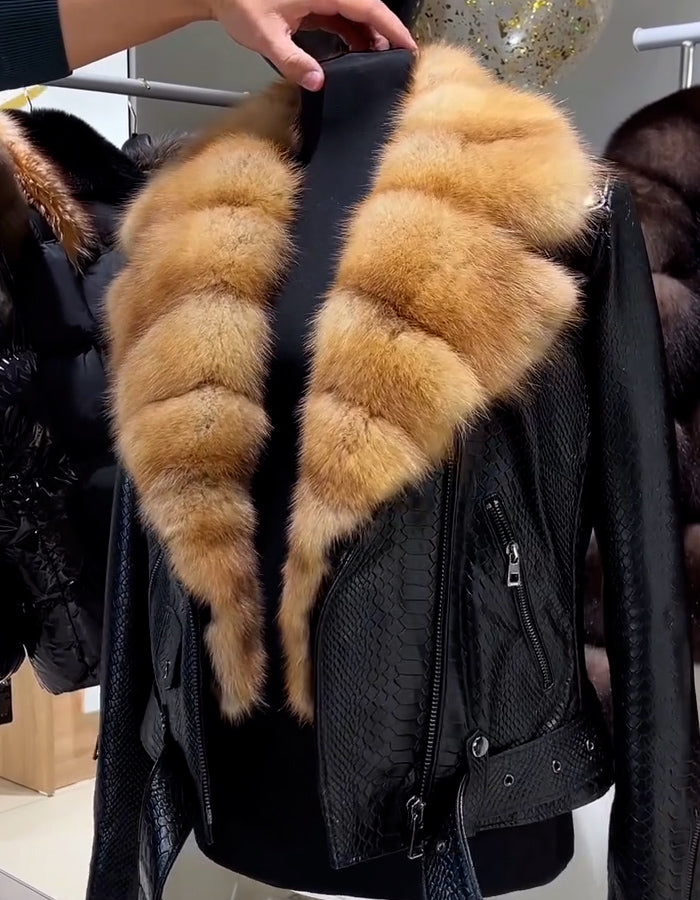 Leather Comfy Short Coat