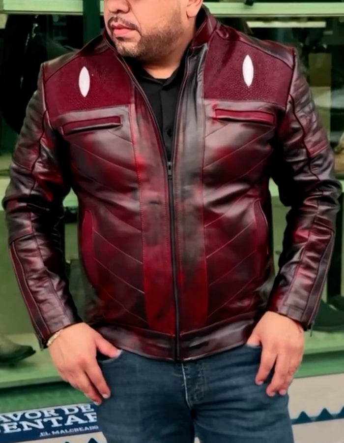 Burgundy Unique Jacket