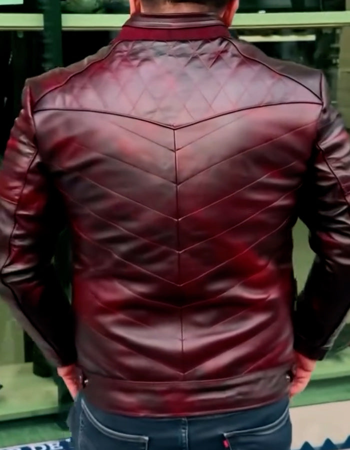 Burgundy Unique Jacket