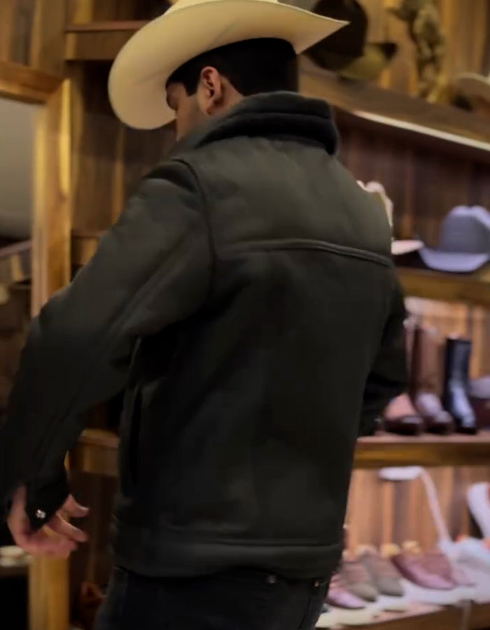 Black Fitted Casual Jacket