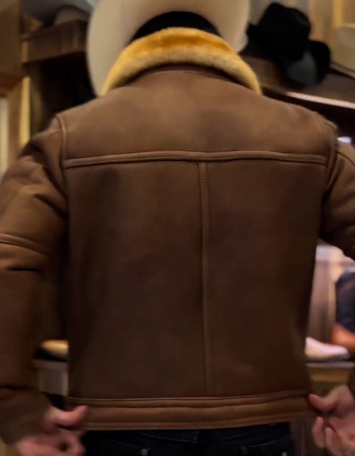 Brown Warm Zipper Coat