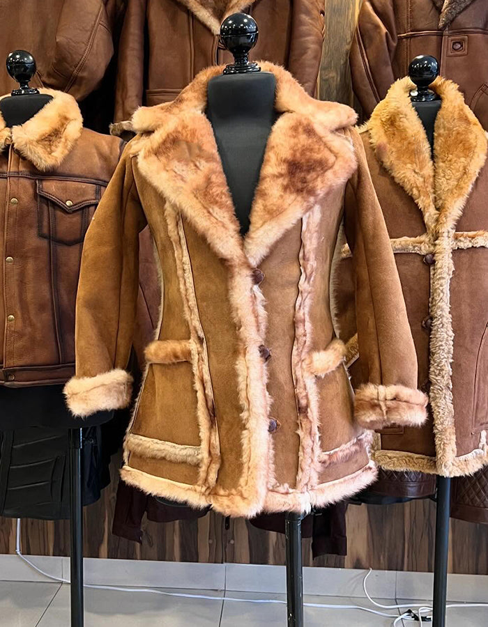 Fleece-Lined Warm Coat
