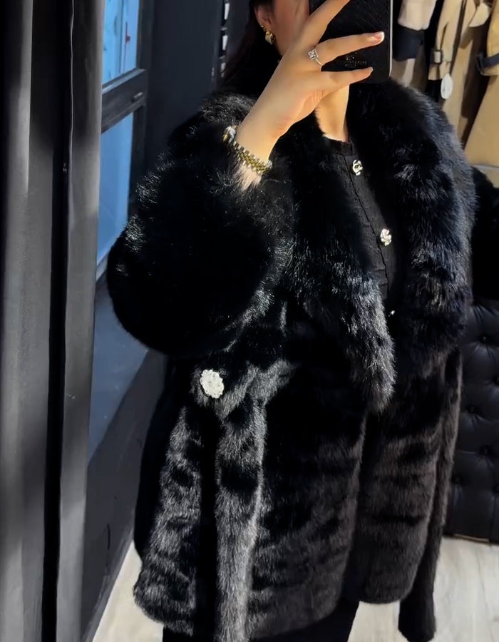 Solid-Color With Belt Coat