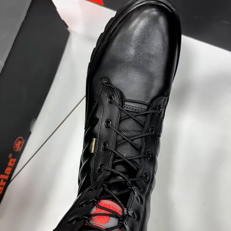 Black Leather Soft Boots