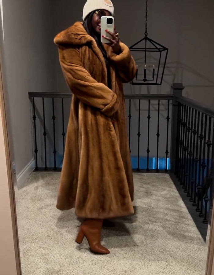 Brown Soft Long Coat