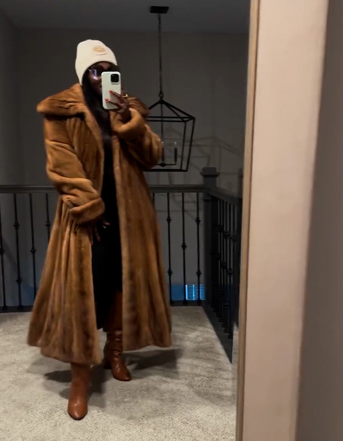Brown Soft Long Coat