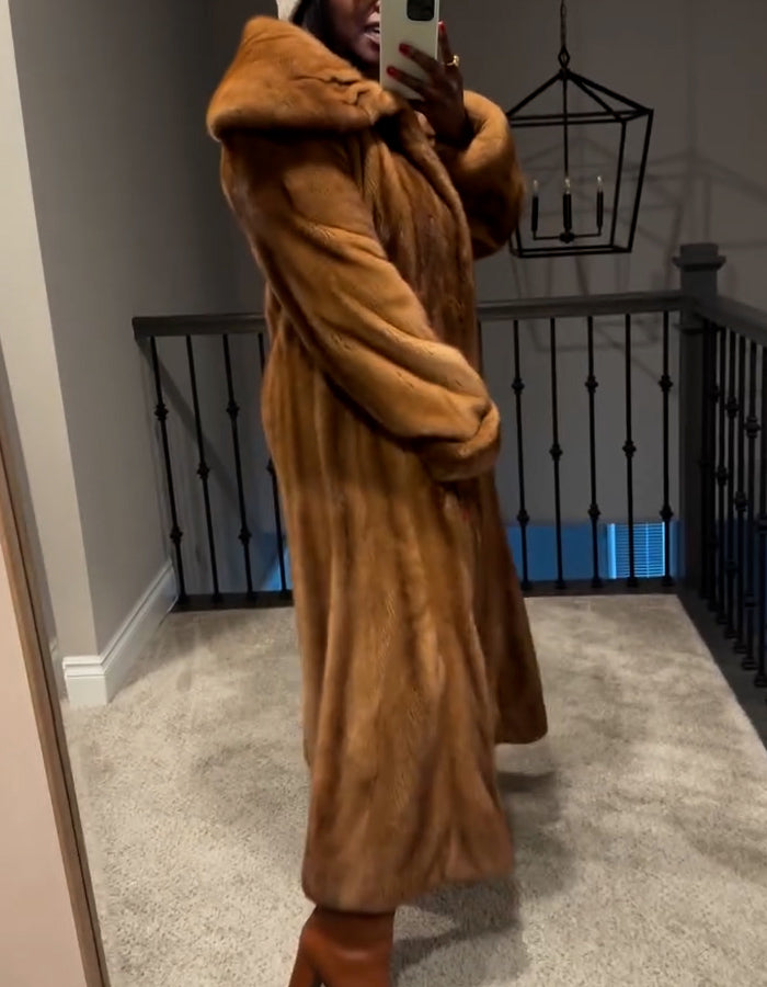 Brown Soft Long Coat
