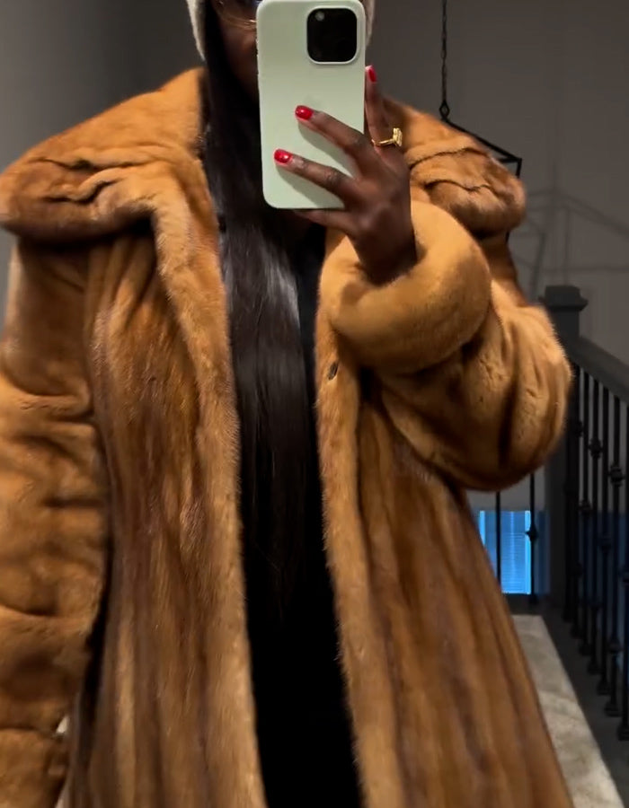 Brown Soft Long Coat