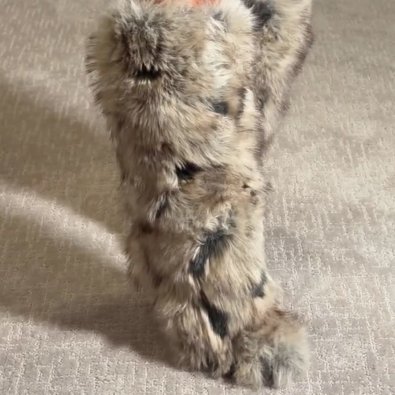 Chic Furry Mid-Calf Boots
