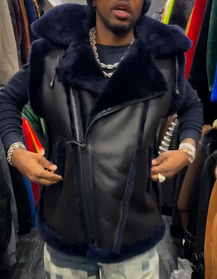 Fur Sleeveless Jacket