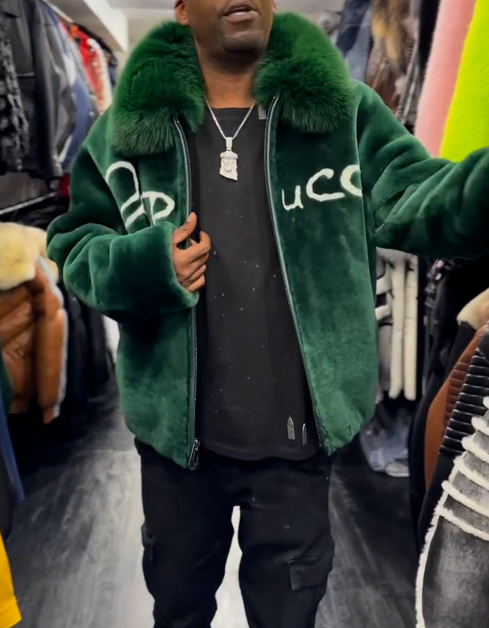 Green Hooded Comfort Coat