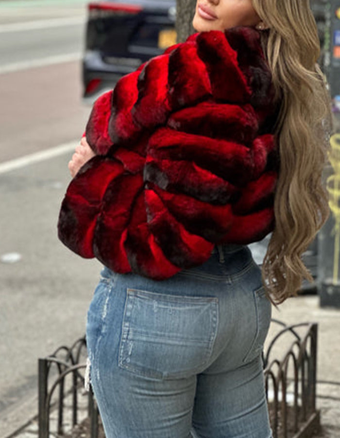 Striped Short Coat