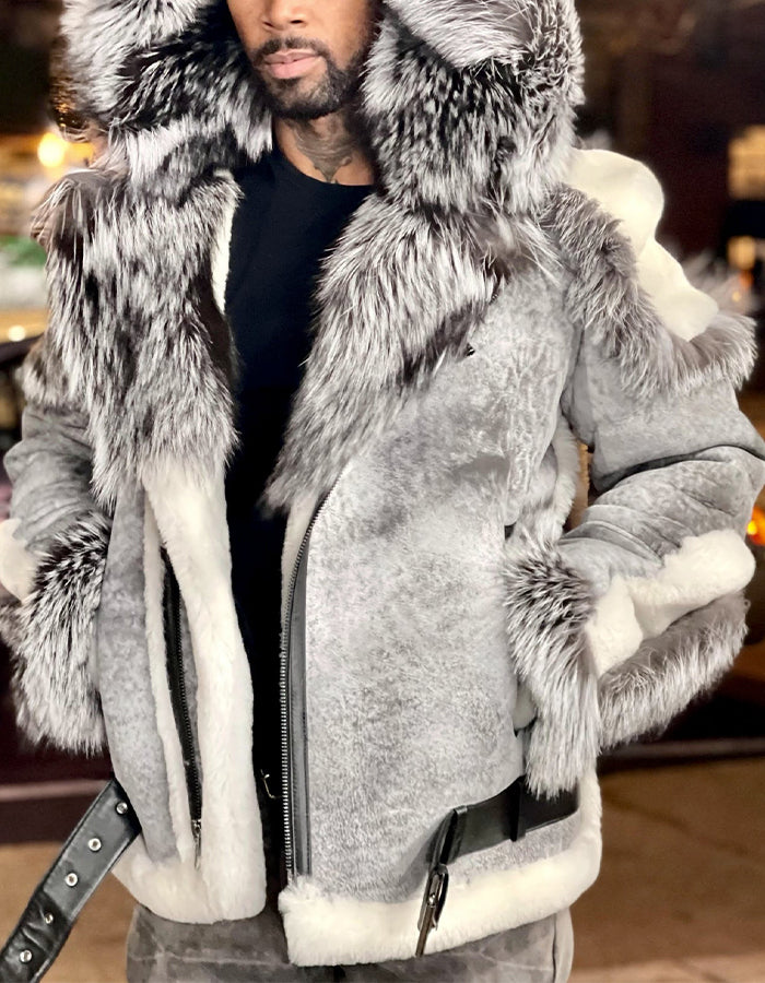 Unique Fur Warm Coat