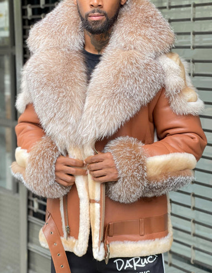 Unique Fur Warm Coat