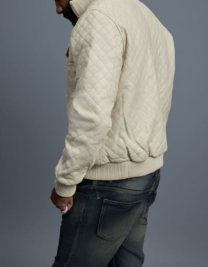 Chic Leather Slim Jacket