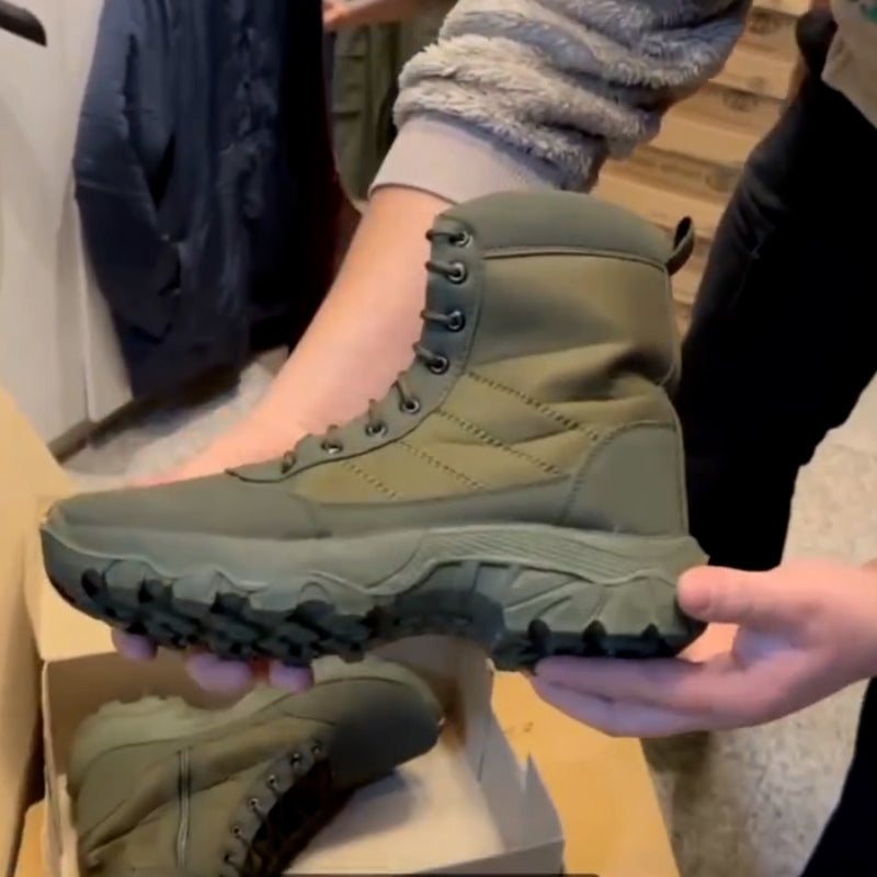 Green Side-Zipper Sneakers