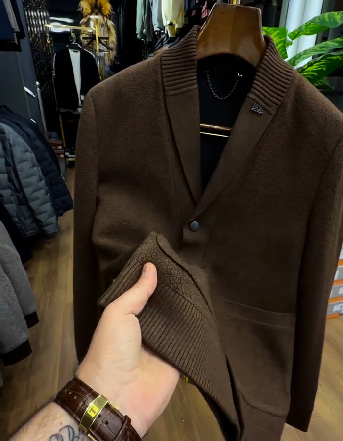 Brown Stretch Jacket