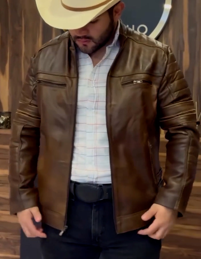 Brown Fitted Jacket