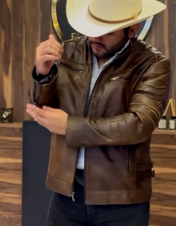 Brown Fitted Jacket