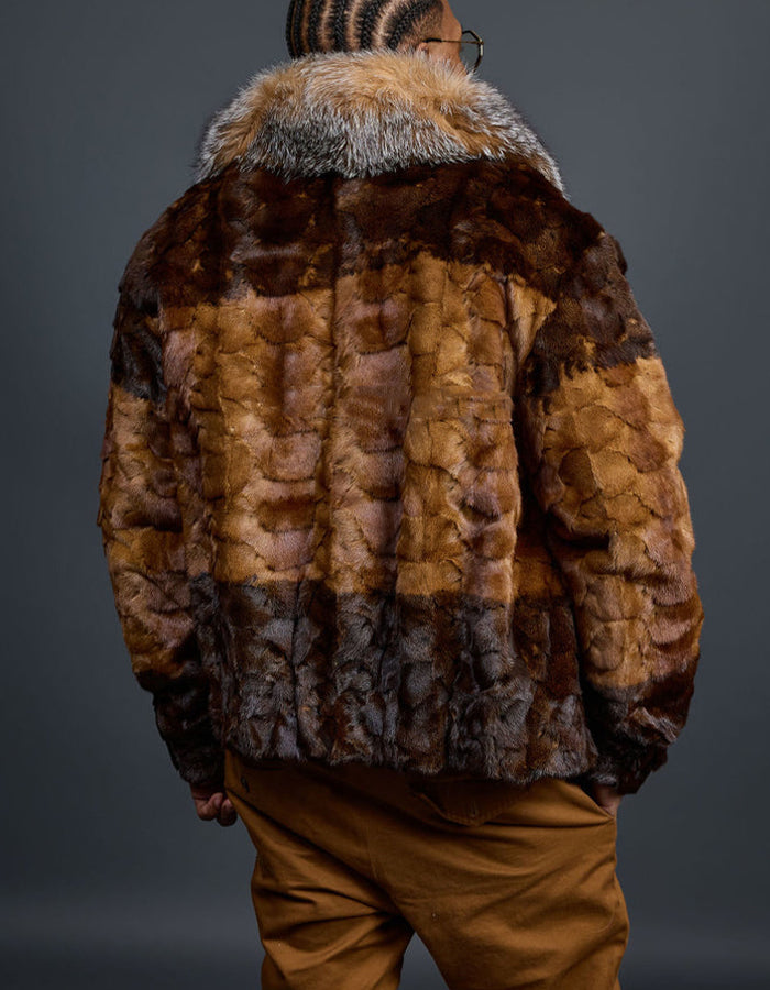 Color-Coordinated Warm Coat