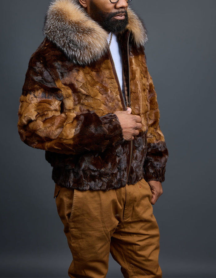 Color-Coordinated Warm Coat