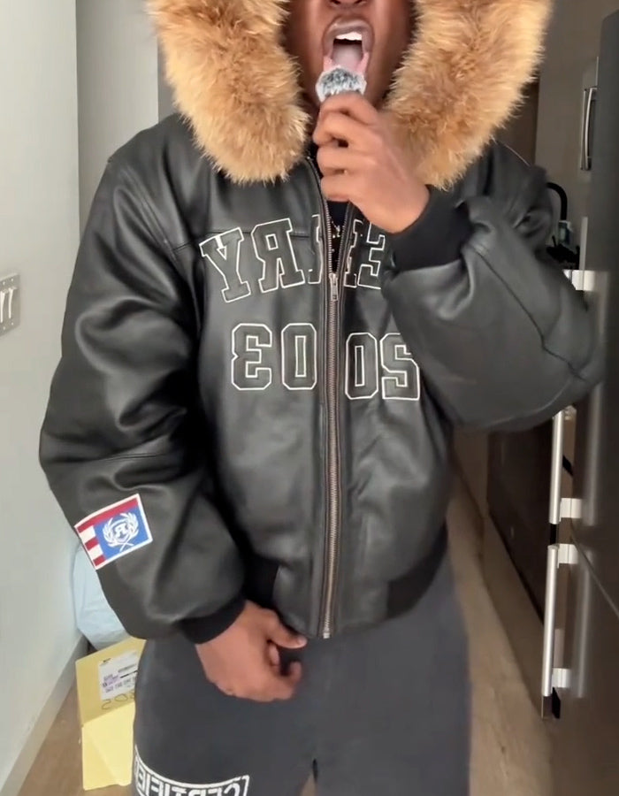 Black Loose Hoodie Short Jacket