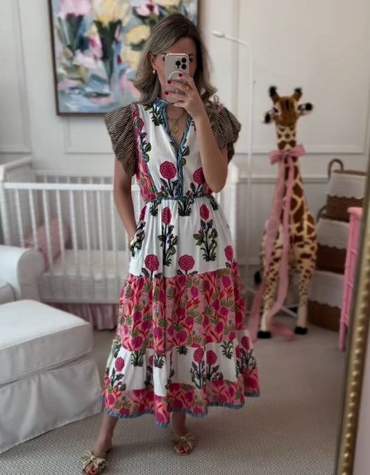 Print Sleeveless Dress