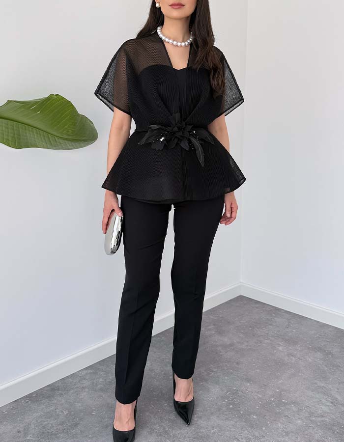Black Breathable Top