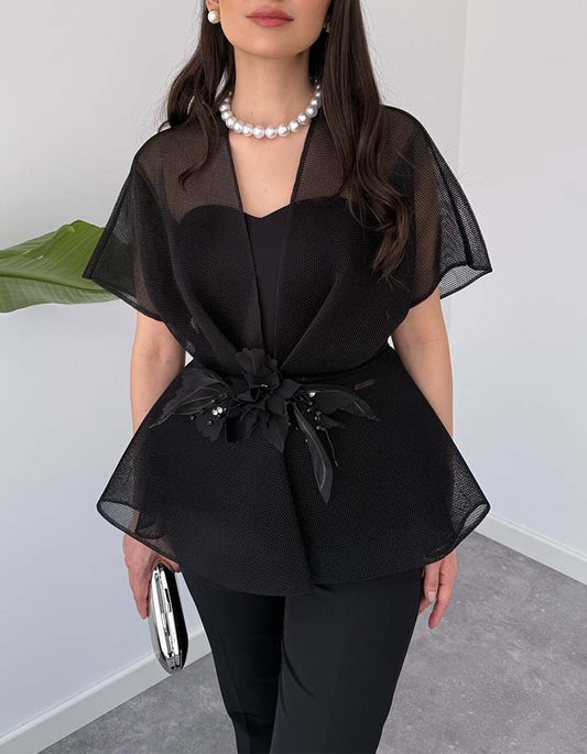 Black Breathable Top