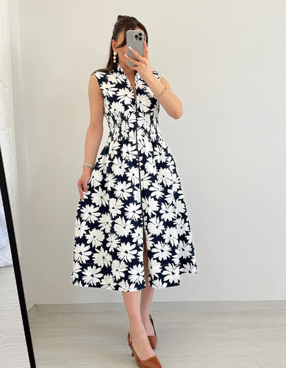 Sleeveless Zipper Dress