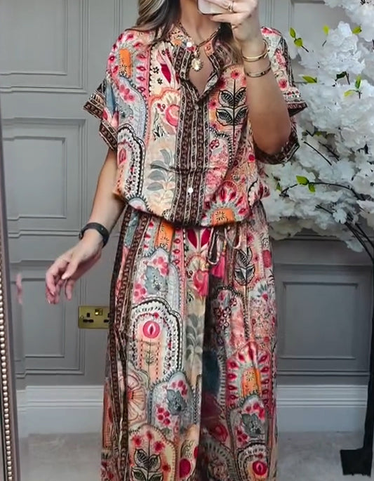 Printed Loose Casual Sets