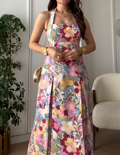 Flower Strap Dress