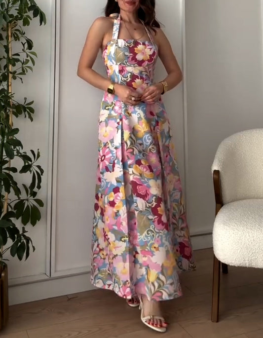 Flower Strap Dress
